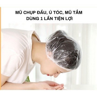 [RẺ VÔ ĐỊCH] Mũ nilon trùm đầu tóc làm hóa chất tóc