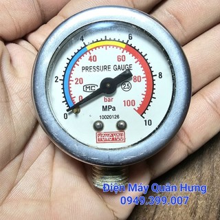 Đồng hồ áp đầu xịt thuốc rửa xe 1hp 2hp
