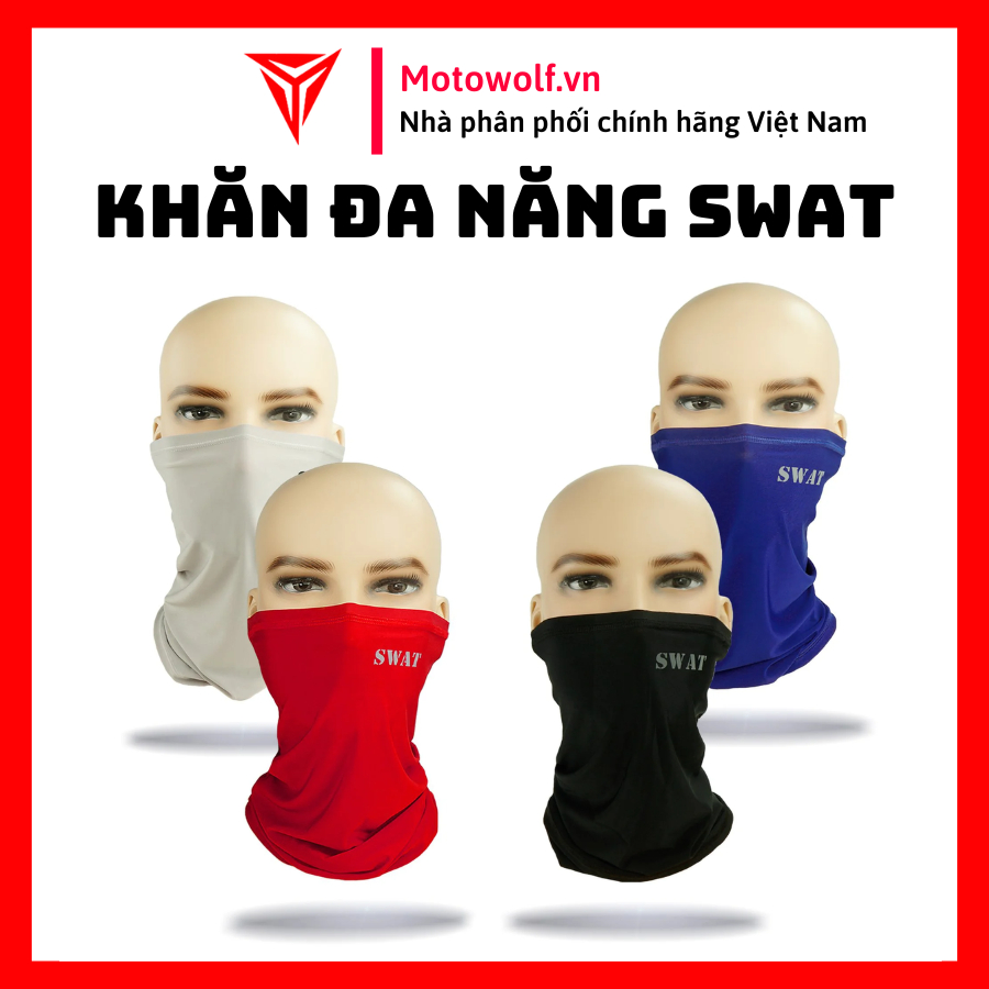 Khăn Đa Năng Swat Cao Cấp, Vải Mát Mẻ - Motowolf Việt Nam Chính Hãng