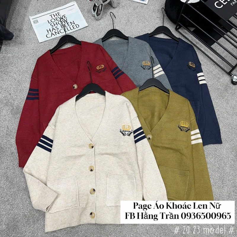 HÀNG CÓ SẴN - KHOÁC CARDIGAN HAI TÚI LEN MỊN MẪU MỚI