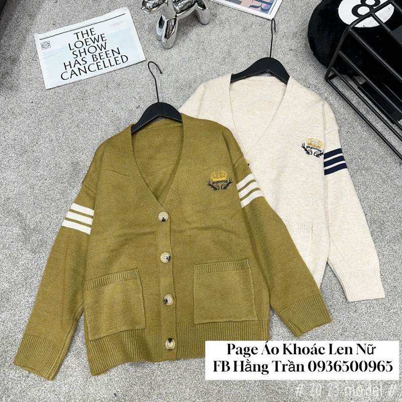 HÀNG CÓ SẴN - KHOÁC CARDIGAN HAI TÚI LEN MỊN MẪU MỚI