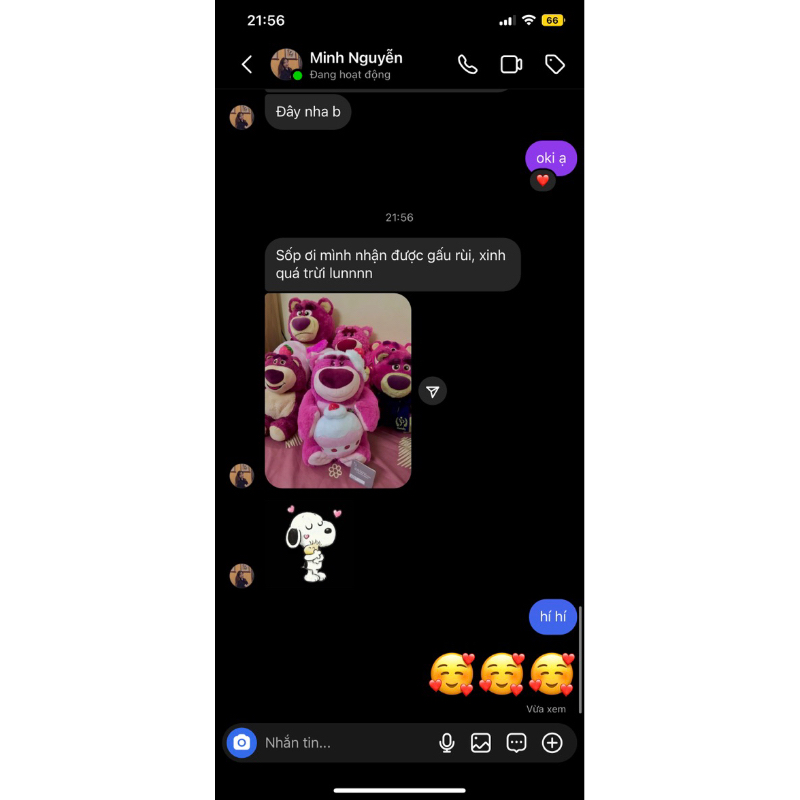 Có sẵn  Gấu dâu ôm bánh kem siêu thơm - Lotso Bear Soft Strawberry Cake chính hãng Disney