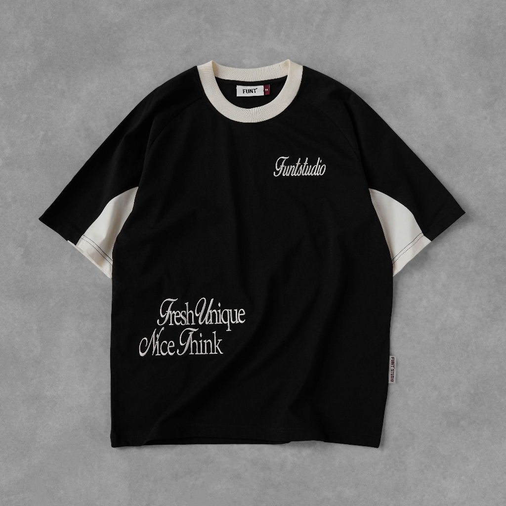 Áo Thun Tay Lỡ Unisex FUNT Raglan Slogant