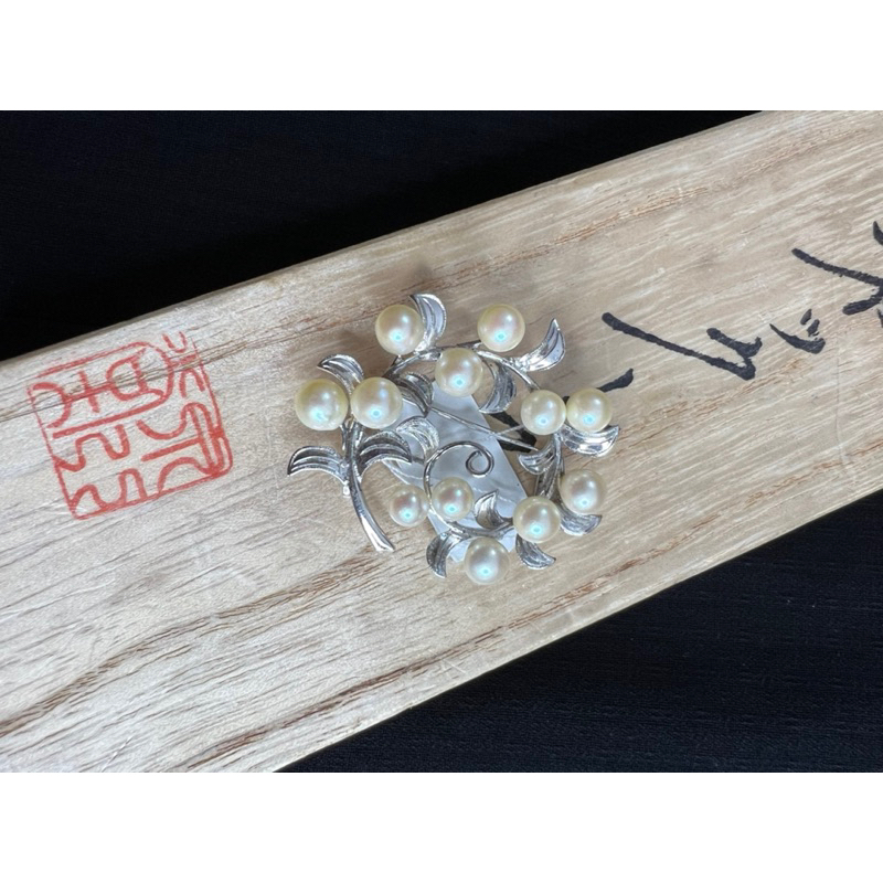 Cài áo vintage traii akoya ( traii thật )