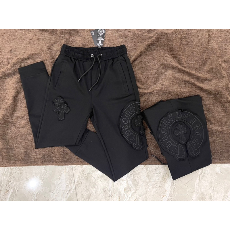 Quần Jogger Nam Chrome Hearts Quần dài Nỉ Thể Thao Thu Đông cho nam Cao Cấp
