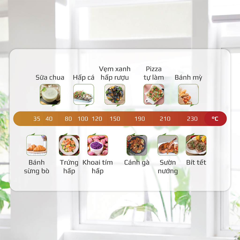 Nồi Chiên Hơi Nước OLIVO SF18 – 50 Chức Năng – Dung Tích 18L – Công Suất 2450W, Hàng Chính Hãng