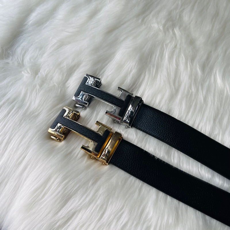 Thắt Lưng Nam Dây Nịt Nam Mặt Khóa Kim Loại Họa Tiết Chữ H