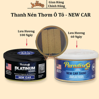 Lon thanh nén tinh dầu thơm ô tô paradise lưu hương 100 ngày và 60 ngày - thanh nén thơm khử mùi ô tô hiệu quả nhập khẩu
