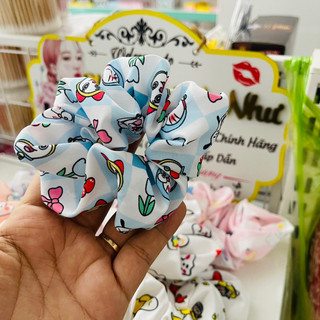 [CHÍNH HÃNG]Scrunchies cột tóc, buộc tóc hình gấu, thỏ dễ thương(ảnh thật shop chụp)