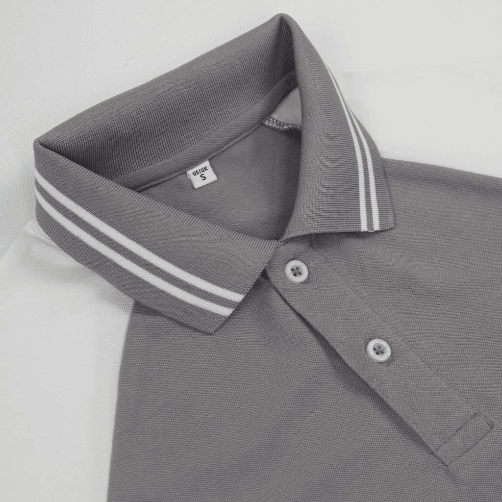 Áo thun Polo nam DONMAN chất liệu Premium CVC pique phối màu AT56