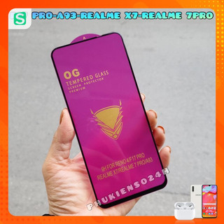 Kính Cường Lực Oppo OG Tím Siêu Xịn cho Oppo A93 Reno 4 F17 Pro Realme X7 Realme 7 Pro Realme 10 4g Realme 11 5g