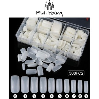 Móng úp chân dài hộp 500 móng đủ size
