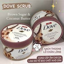 Tẩy Tế Bào Chết Dove Exfoliating Body Polish Scrub tẩy da chết, dưỡng ẩm toàn thân 298g - PUKA SHOP