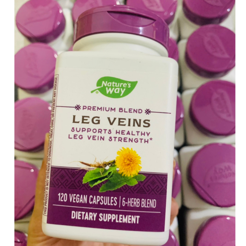 Viên giảm giãn tĩnh mạch Nature's Way Leg Vein 60 viên và 120 viên leg 120v của Mỹ