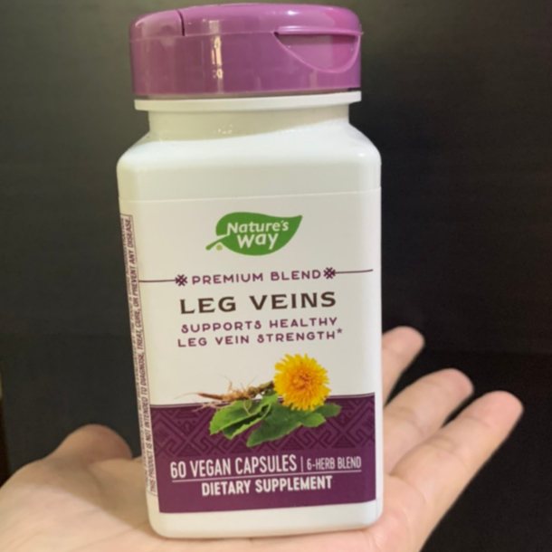 Viên giảm giãn tĩnh mạch Nature's Way Leg Vein 60 viên và 120 viên leg 120v của Mỹ