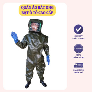 Quần áo bắt ong bạt ô tô cao cấp liền ủng giá rẻ