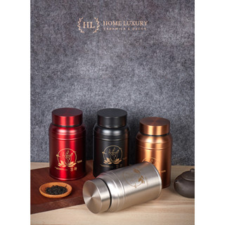 HỘP ĐỰNG TRÀ INOX 304 | LỌ ĐỰNG CHÈ SIÊU BỀN CHỐNG BÁM VÂN TAY | LỌ ĐỰNG 2 LẠNG CHÈ