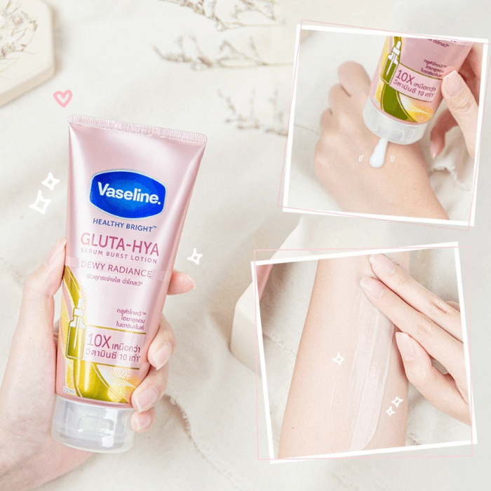 Sữa Dưỡng Thể Trắng Da Chống Nắng Vaseline Healthy Bright GLUTA-HYA SPF50+ PA++++ 300ml