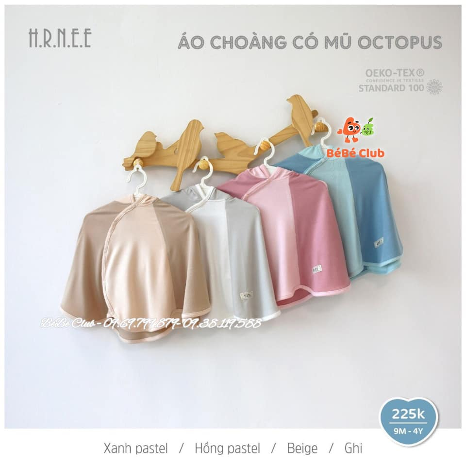 HRNEE - Áo Choàng Có Mũ Octopus