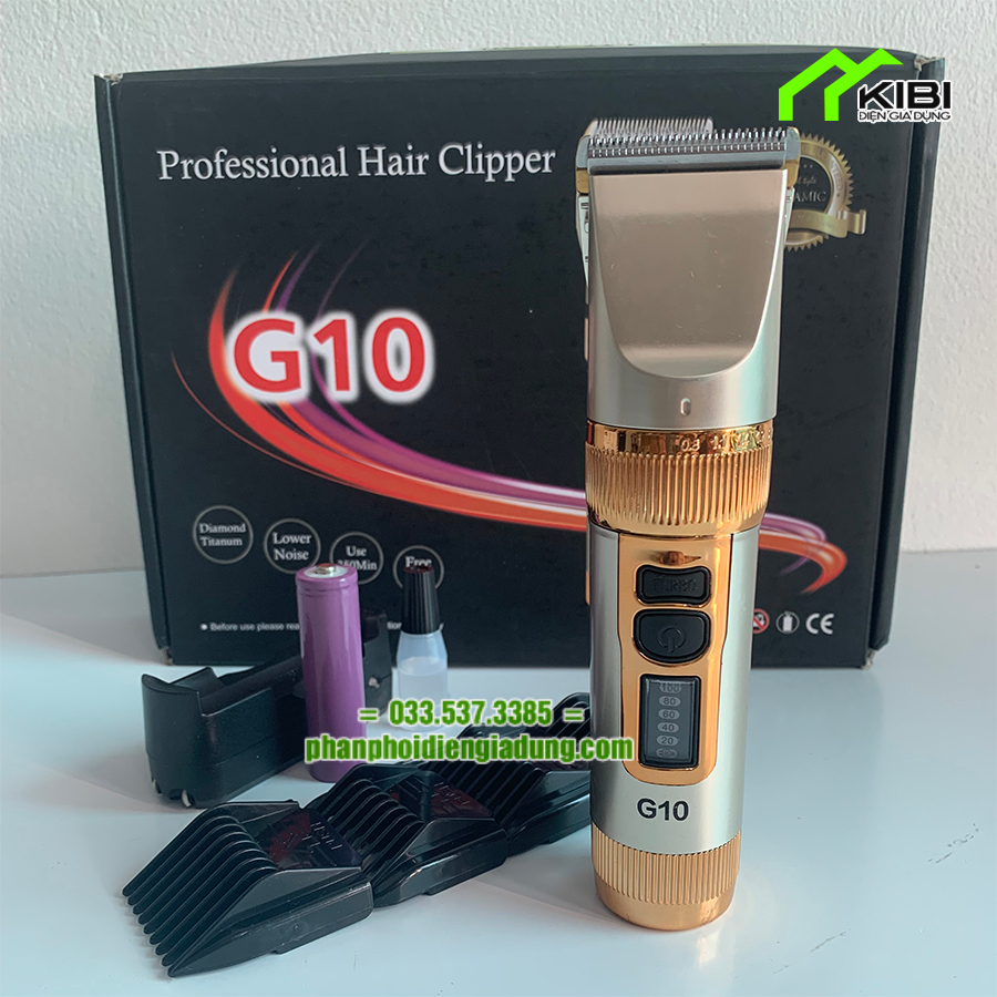 Tông đơ cắt tóc chuyên nghiệp, máy hớt tóc cho bé G10