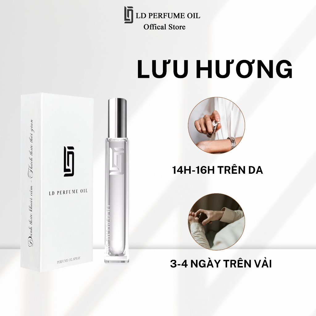 Nước Hoa Nam LD Perfume Oil Hương Creed Aventus ,Tinh Dầu Thơm Chai Mini 12ml LD01