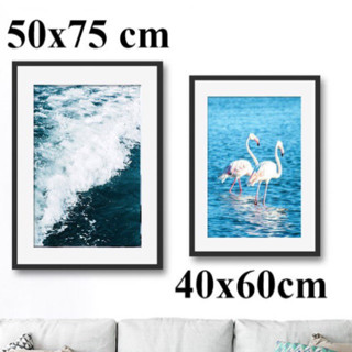 KHUNG ẢNH CỠ LỚN 30x50, 40x50,40x60,50x75, 50x70,60x90, 50x100 mặt mica treo tường trang trí