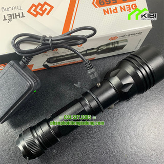 Den pin sieu sang, đèn pin chống nước G8 - 569