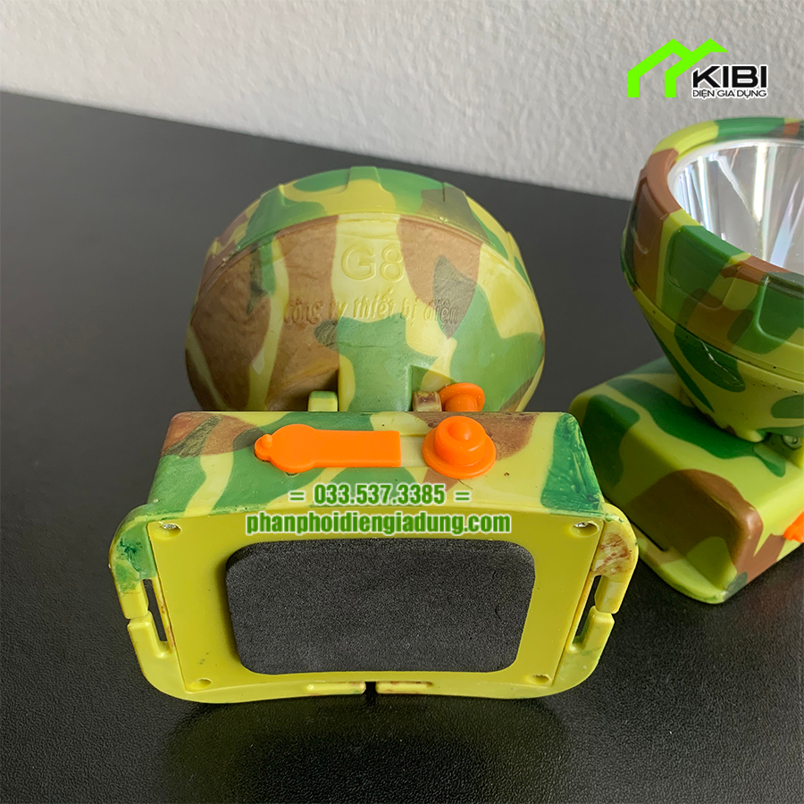 Đèn pin đội đầu, đèn pin đeo đầu G8 A3