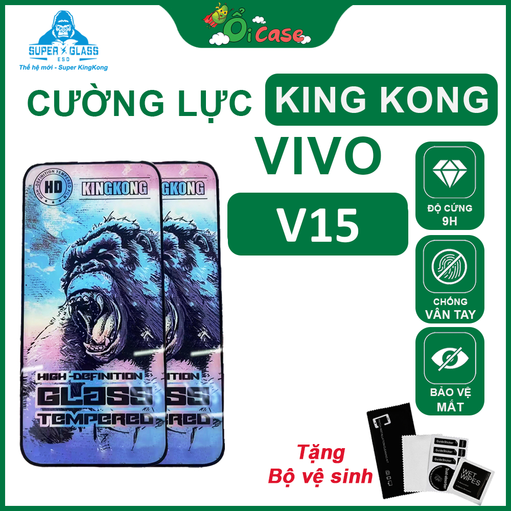 Kính cường lực kingkong full màn cho Vivo V15