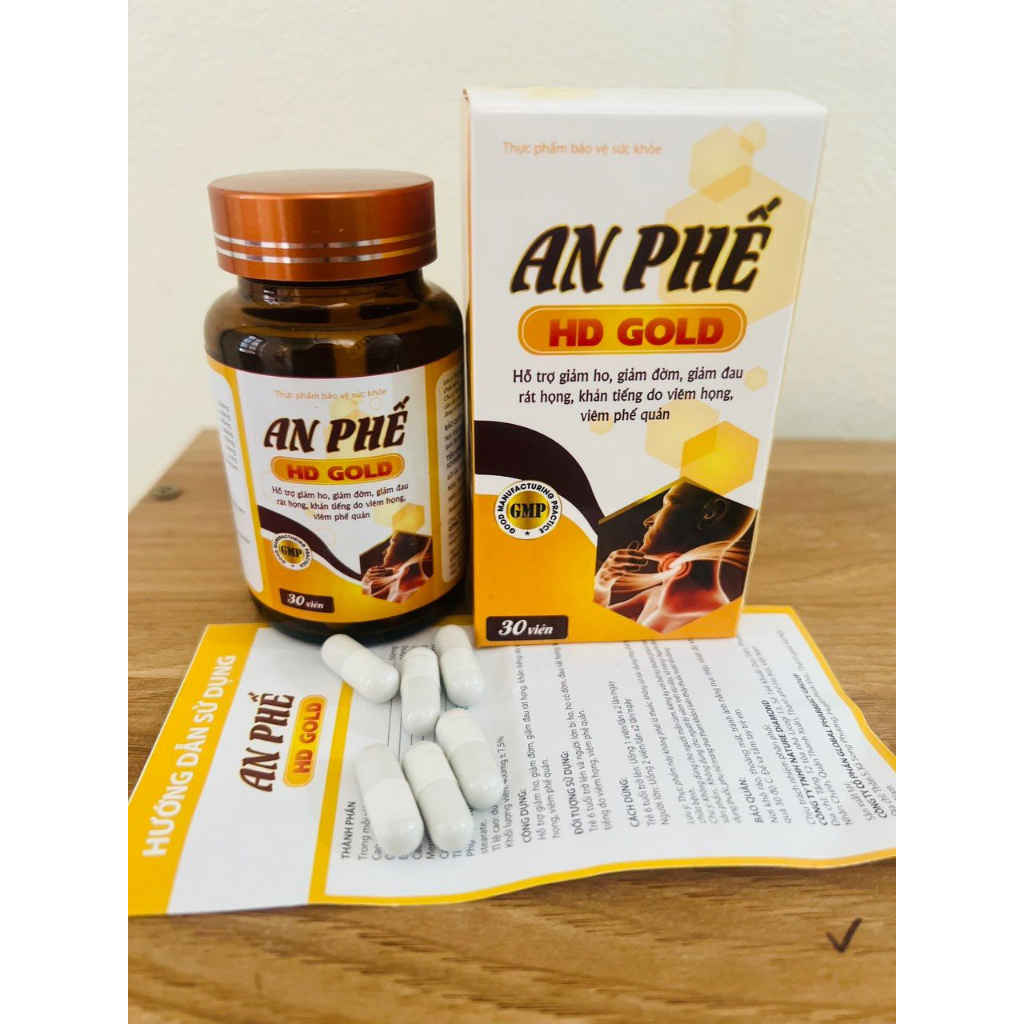 An Phế Gold - Viêm Họng Hạt- Hốc Mủ - Ho - Đau Rát Họng Chỉ 1 Liệu Trình