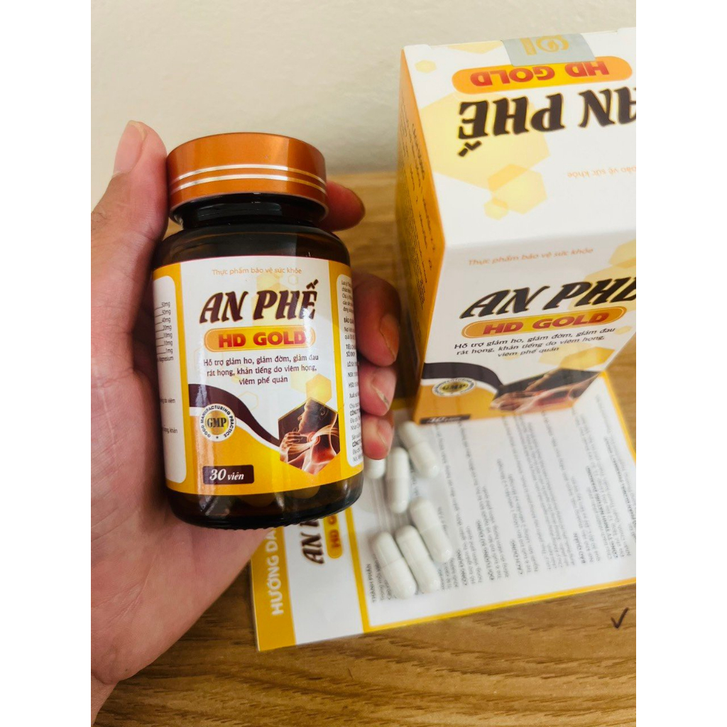 An Phế Gold - Viêm Họng Hạt- Hốc Mủ - Ho - Đau Rát Họng Chỉ 1 Liệu Trình