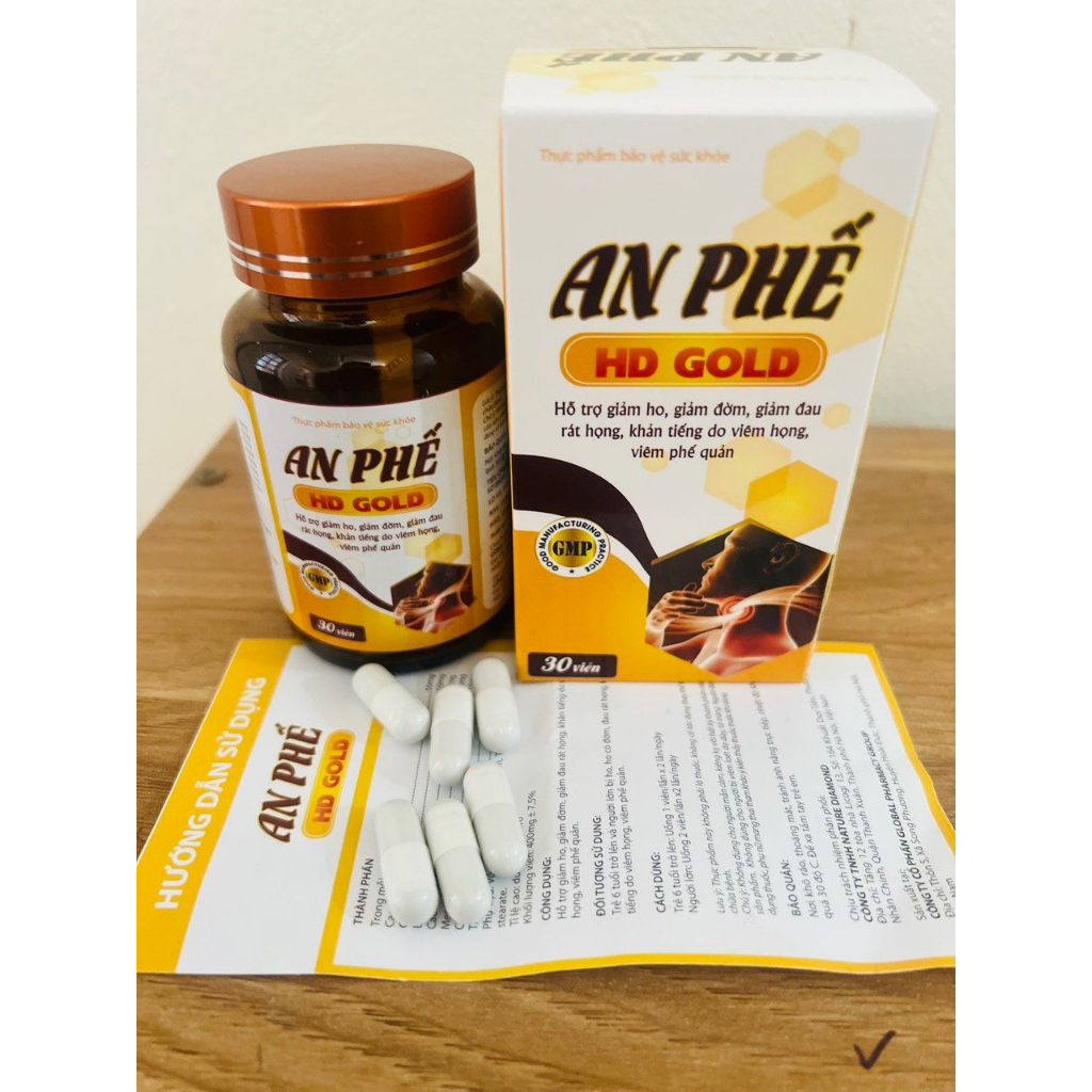 An Phế Gold - Viêm Họng Hạt- Hốc Mủ - Ho - Đau Rát Họng Chỉ 1 Liệu Trình