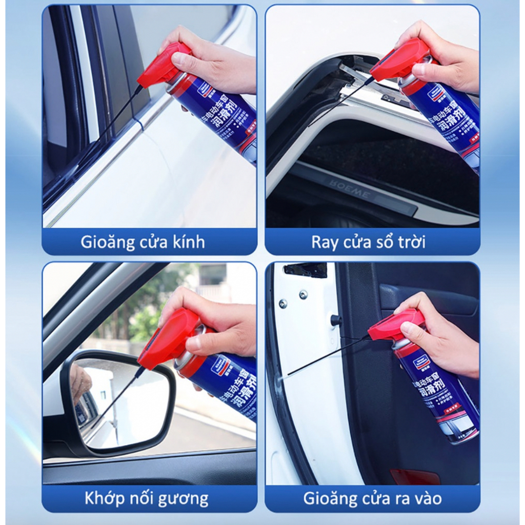 Chai Xịt Phục Hồi Bảo Dưỡng Cao Su Ron Cửa Korper Besonders Electric Vehicle Window Lubricant 200ml