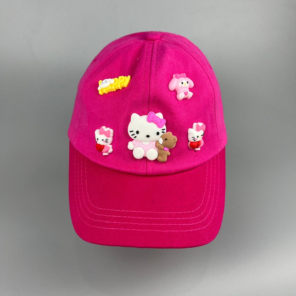 NÓN KẾT HELLO KITTY CHO BÉ GÁI - MŨ LƯỠI TRAI ĐI CHƠI, ĐI HỌC CHO TRẺ EM