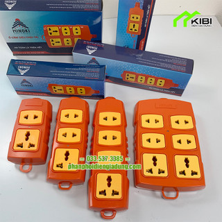 Ổ cắm chịu tải, ổ cắm chia điện hinoki loại 2, 3, 4, 6 ổ không dây
