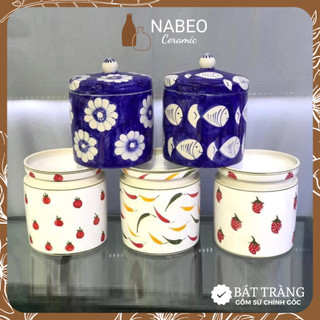 Vại Muối Dưa Cà, Hũ Đựng Muối - Mỡ - Đường Gém Dưa, Cà, Kiệu - Gốm Sứ Bát Tràng