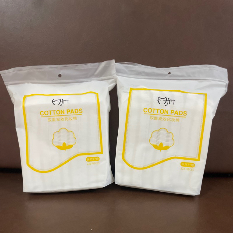 Bông tẩy trang COTTON PADS, bông tẩy trang 3 lớp, 1 bịch 222 miếng xài siêu tiện lợi.