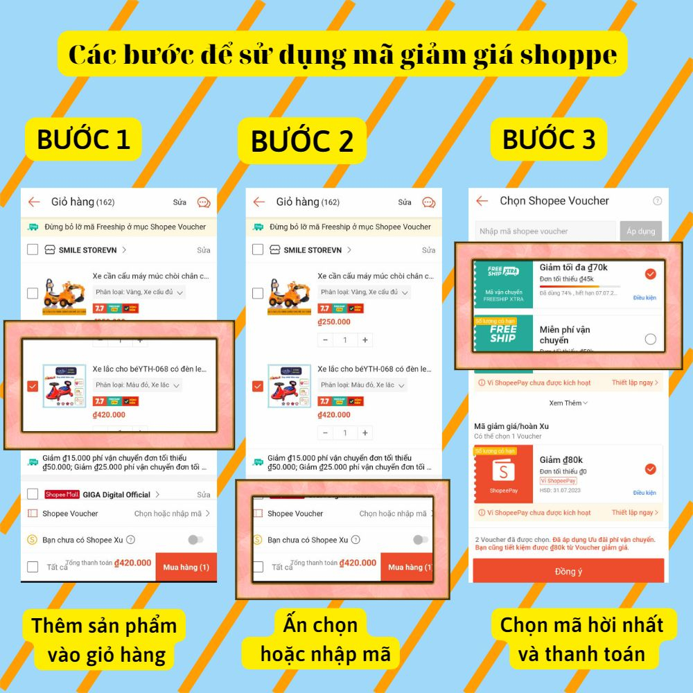 Xe đạp ba bánh  cho bé từ  2-6 tuổi