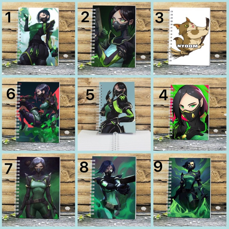 Sổ tay Viper Game Valorant a6 200 trang / sổ viết hình Viper valorant