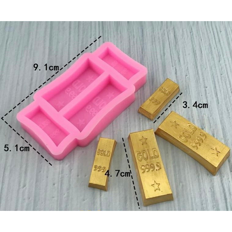 Khuôn thỏi vàng 9999