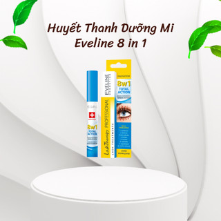 Dưỡng mi Eveline 8in1 - Dưỡng dài dày & cong mi Eveline