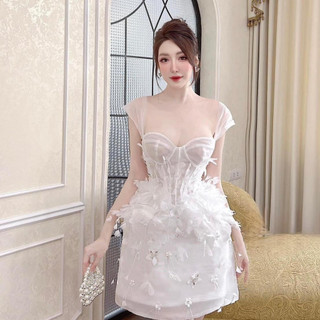 ĐẦM CUP HOA RƠI 3D ĐÍNH ĐÁ