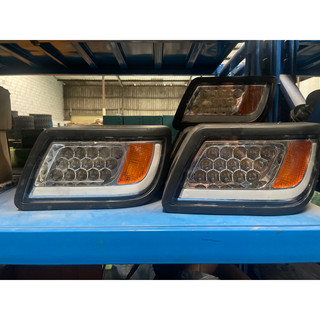 Đèn led to máy xúc lật, đèn pha máy xúc lật