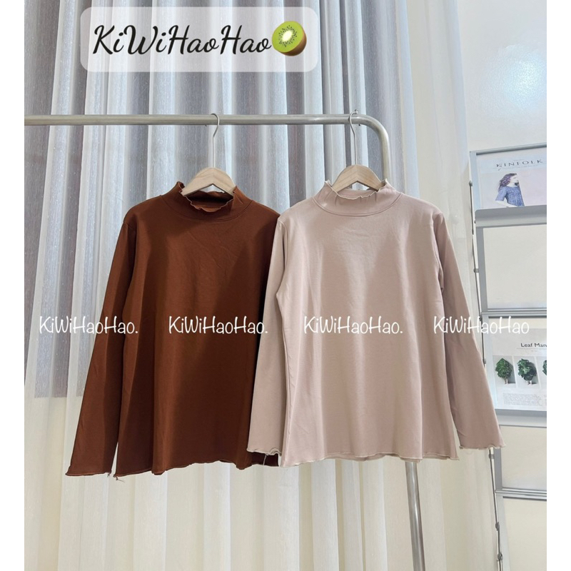 Áo Giữ Nhiệt Bầu Dài Tay Chất Thun Tăm Co Dãn