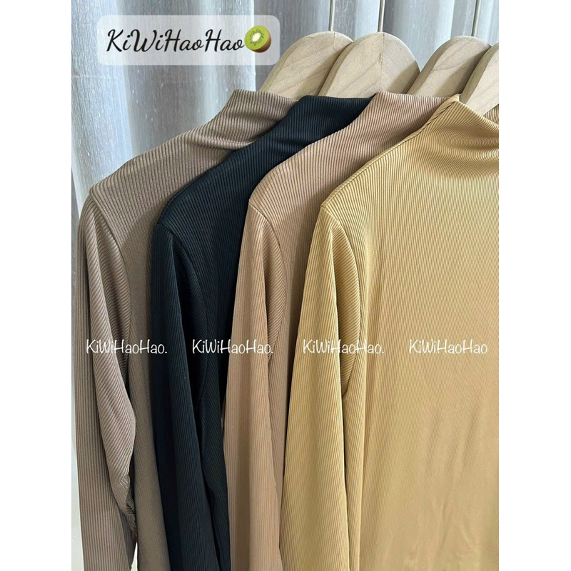 Áo Giữ Nhiệt Bầu Dài Tay Chất Thun Tăm Co Dãn