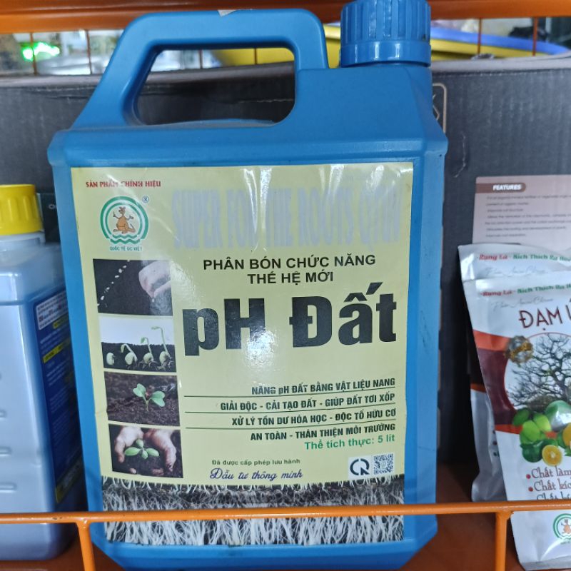 PH ĐẤT – GIẢI ĐỘC ĐẤT, KHỬ CHUA, HẠ PHÈN, THAY THẾ VÔI
