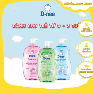 Tắm gội toàn thân em bé baby D-nee Organic 380ml
