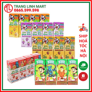Sữa trái cây LIF KUN Hương cam dâu nho, trái cây nhiệt đới 180ml