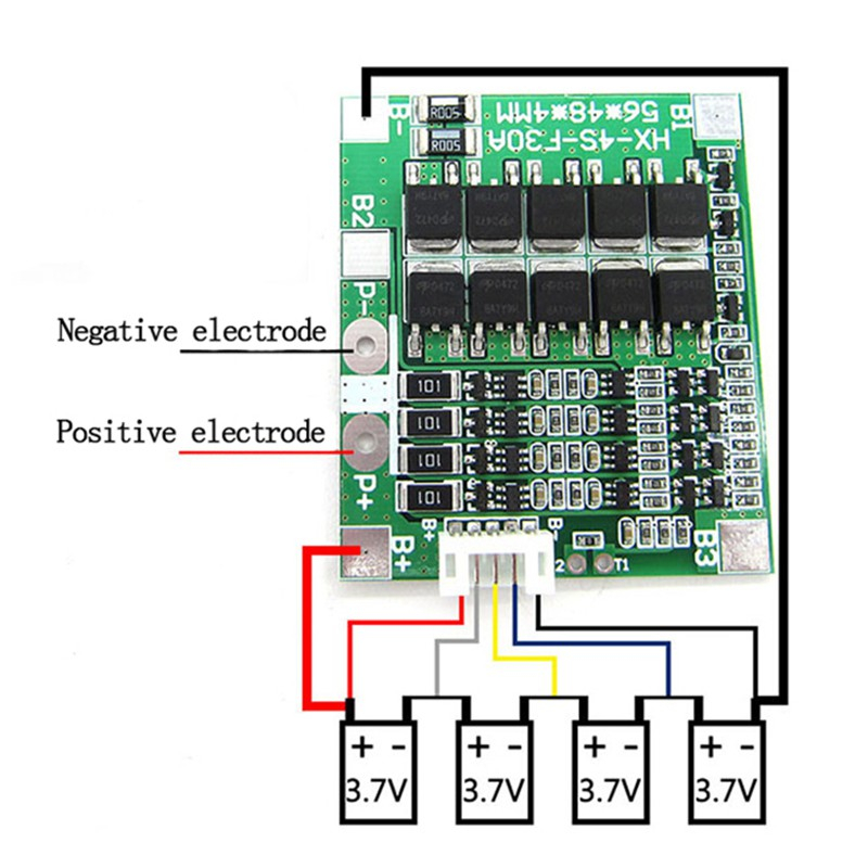 Mạch Bảo Vệ Cân Bằng Pin BMS 4S 30A 16.8V