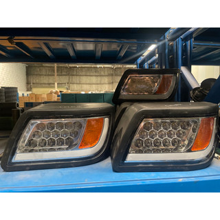 đèn led to máy xúc lật, đèn pha máy xúc lật